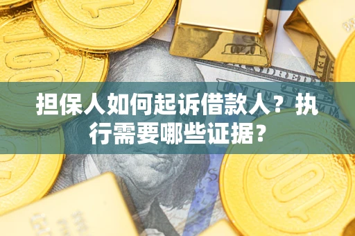 济南担保人如何起诉借款人？执行需要哪些证据？