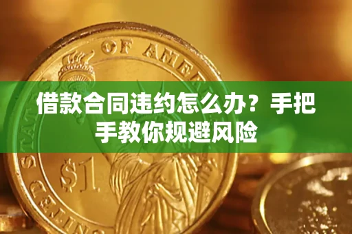 济南借款合同违约怎么办？手把手教你规避风险