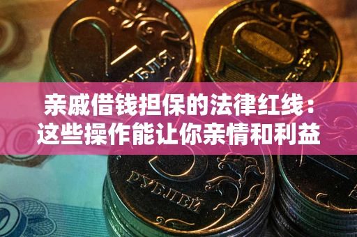 济南亲戚借钱担保的法律红线：这些操作能让你亲情和利益两不误