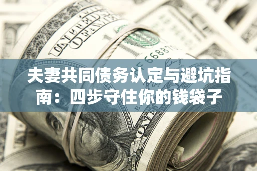 济南夫妻共同债务认定与避坑指南：四步守住你的钱袋子