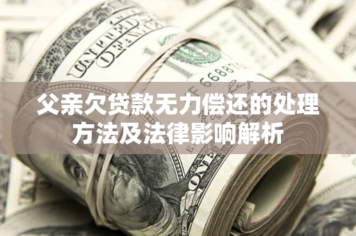 济南父亲欠贷款无力偿还的处理方法及法律影响解析